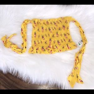 - NWT BLUE  LIFE crop tube top- Medium